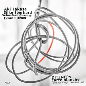 Takase / Eberhard / Gramss / Ditzner - Ditzners Carte Blanche - fixcel records Vinyl Cover